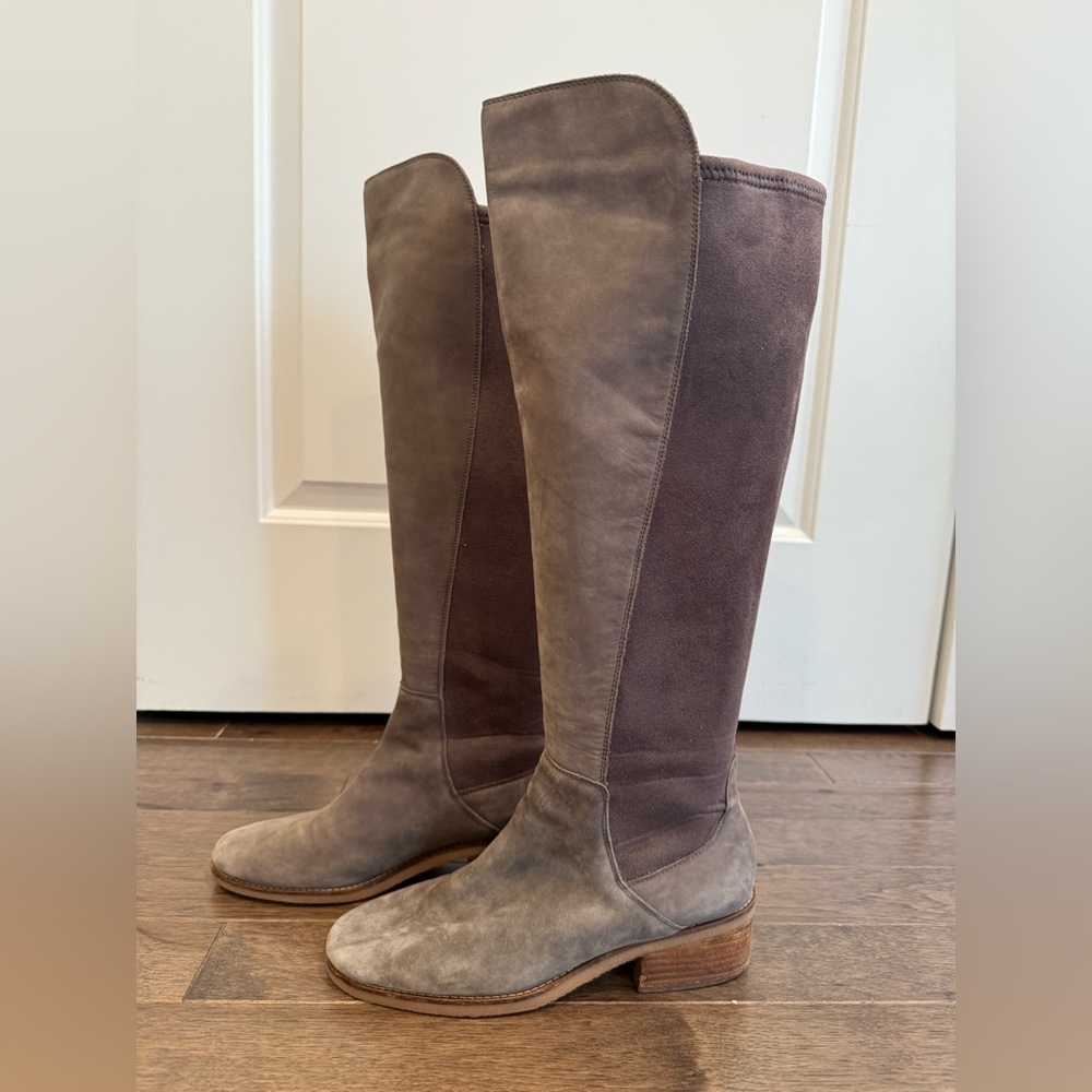 Lucky Brand Gray Knee-High Women's Boots